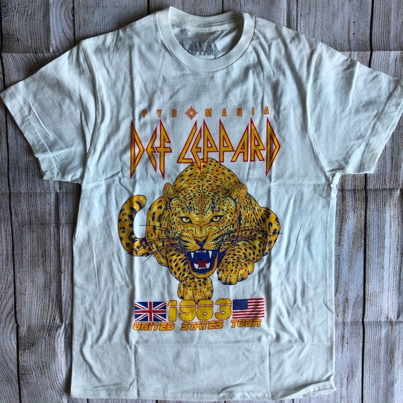 Def Leppard T-shirt White - Picture 4 of 6